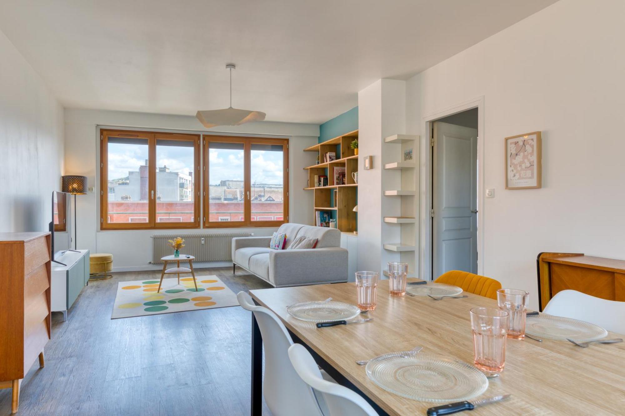 Juliette : *Logement Avec Balcon* Apartment Rouen Ngoại thất bức ảnh